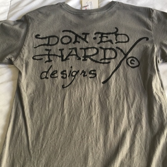 Ed Hardy Crew neck T’shirt by Christian Audigier - Picture 4 of 5